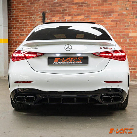 C63 - S AMG Style Rear Diffuser Bodykit for Mercedes - Benz C - Class W205 Sedan Sport Bumper Bar & C43 2022+ - Mars Performance