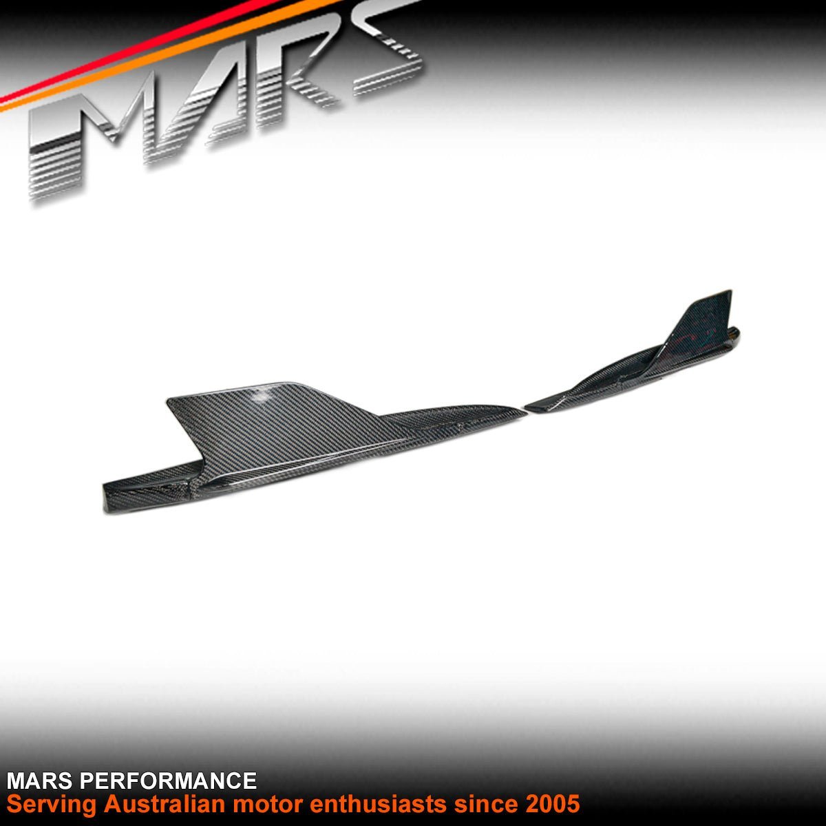 Capristo Style Carbon Fibre Side Skirt Splitters Lip Spoiler