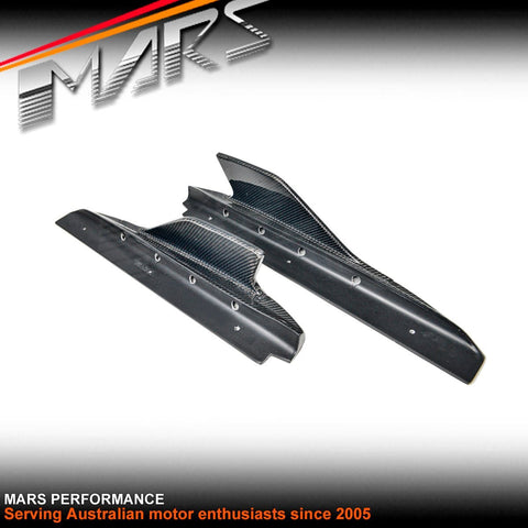 Capristo Style Carbon Fibre Side Skirt Splitters Lip Spoiler Bodykit for AUDI R8 4S 2016 - 2020 - Mars Performance