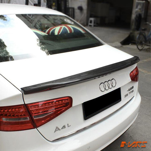 Caractere Style Carbon Fibre Rear Trunk Lip Spoiler Bodykit for AUDI A4 B8 4 Doors Sedan 2012 - 2015 - Mars Performance