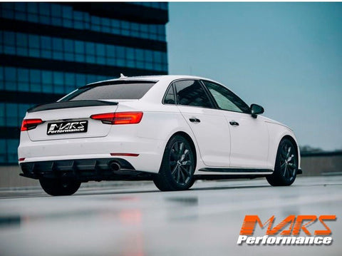 Caractere Style Carbon Fibre Rear Trunk Lip Spoiler Wing Bodykit for AUDI A4 S4 B9 4 Doors Sedan 2016 - 2024 - Mars Performance