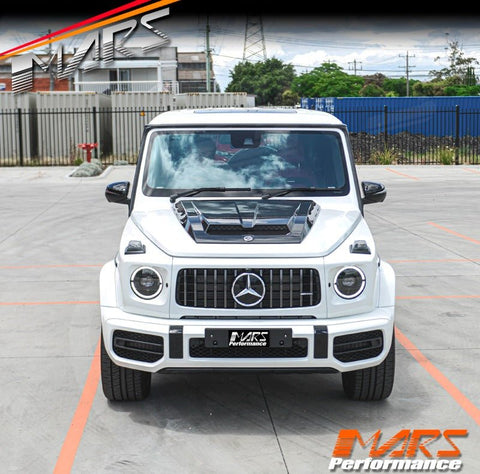 Carbon Fibre Brabus WideStar Style Bonnet / Hood Top Vent Scoop Bodykit for Mercedes - Benz G - Class W464 W463A & AMG G55 G63 - Mars Performance