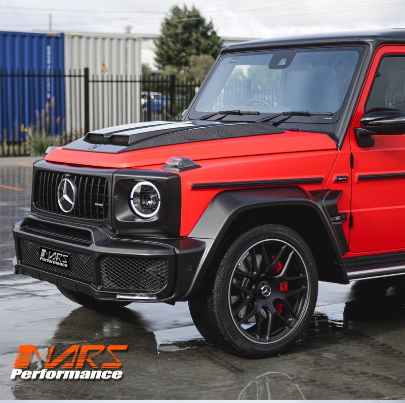 Carbon Fibre Brabus WideStar Style Bonnet / Hood Top Vent Scoop Bodykit for Mercedes - Benz G - Class W464 W463A & AMG G55 G63 - Mars Performance