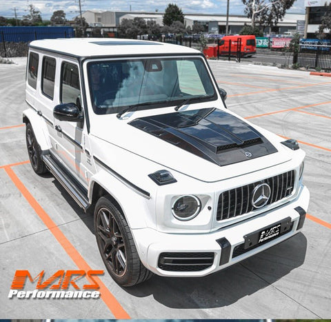 Carbon Fibre Brabus WideStar Style Bonnet / Hood Top Vent Scoop Bodykit for Mercedes - Benz G - Class W464 W463A & AMG G55 G63 - Mars Performance