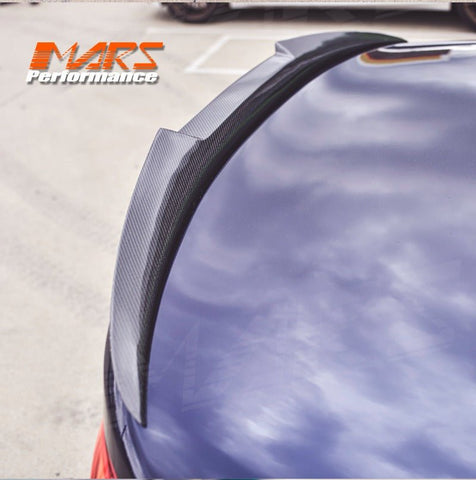Carbon Fibre F82 M4 Style Rear Trunk Lip Spoiler Bodykit for BMW 4 - Series F33 Convertible & F83 M4 - Mars Performance