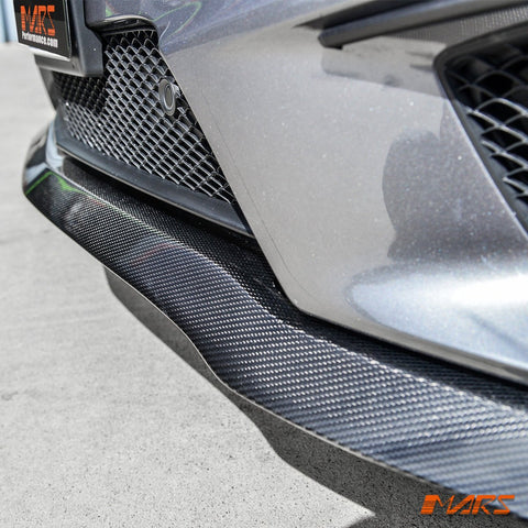 Carbon Fibre Front bumper bar Lip Spoiler cover Trim for Mercedes - Benz CLA - Class C117 X117 CLA45 AMG 13 - 16 - Mars Performance