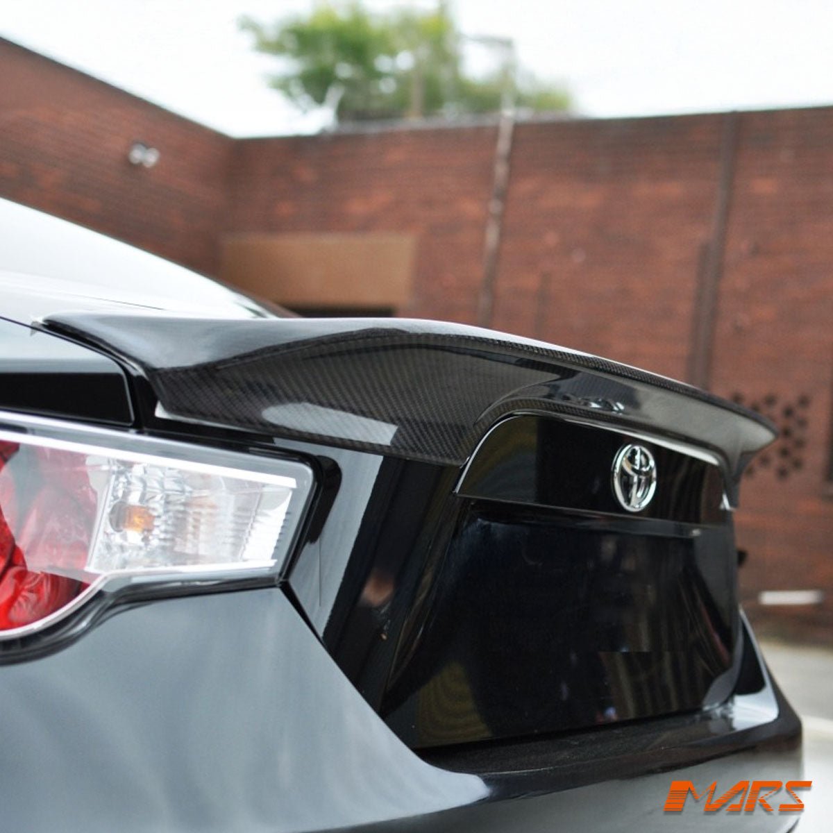 Carbon Fibre High Kick Rear Trunk Lip Spoiler for TOYOTA 86 ZN6 GT GTS & SUBARU BRZ ZC6 & TRD - Mars Performance