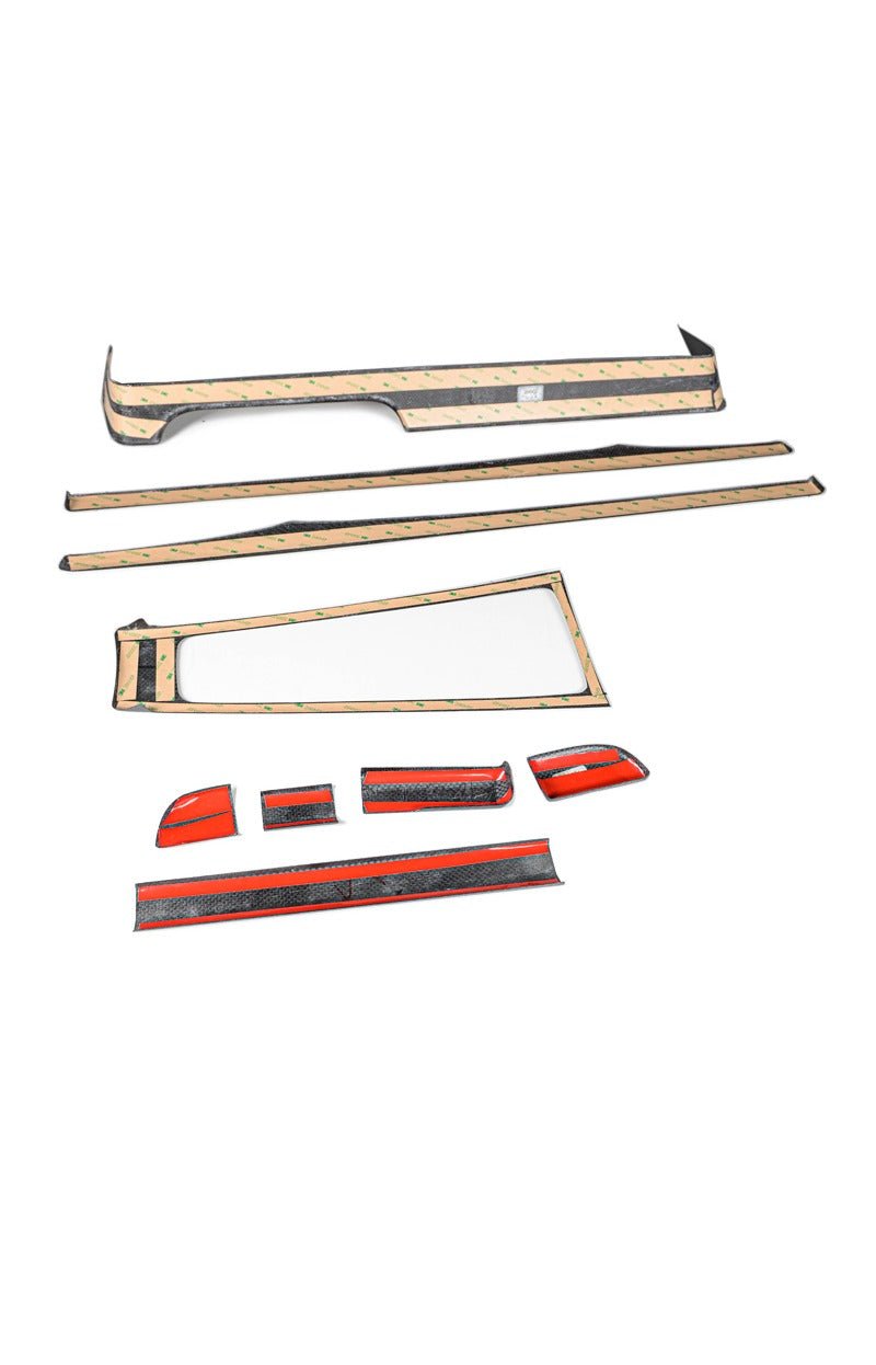Carbon Fibre Interior Dash & Doors Trim Covers for Porsche 911 991 & 981 Boxster & Cayman - Mars Performance