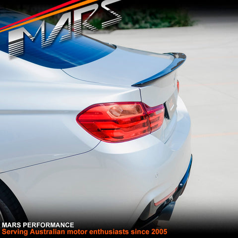 Carbon Fibre M Performance Style Rear Trunk Lip Spoiler Bodykit for BMW 4 - Series F32 Coupe 2013 - 2020 - Mars Performance