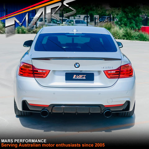 Carbon Fibre M Performance Style Rear Trunk Lip Spoiler Bodykit for BMW 4 - Series F32 Coupe 2013 - 2020 - Mars Performance