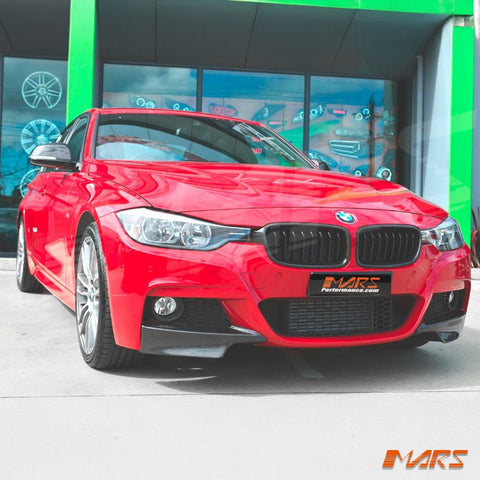 Carbon Fibre Performance Front bumper bar Splitters Spoiler Bodykit for BMW 3 - Series F30 F31 M Tech M Sport 2012 - 2018 - Mars Performance