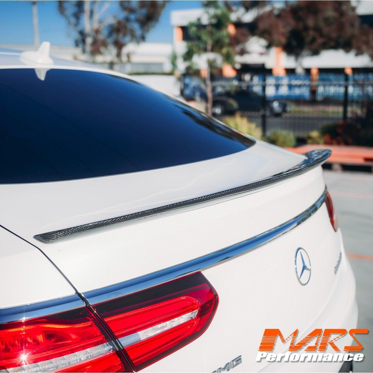 Carbon Fibre Rear Trunk Lip Spoiler Bodykit for Mercedes - Benz GLE Coupe W292 C292 & GLE63 GLE43 AMG 2015 - 2019 - Mars Performance
