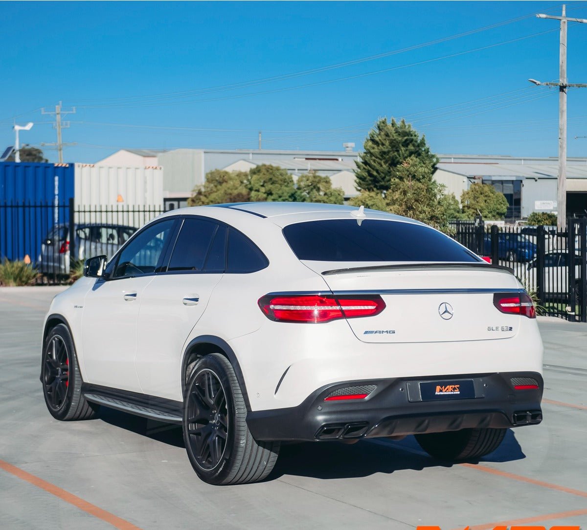 Carbon Fibre Rear Trunk Lip Spoiler Bodykit for Mercedes - Benz GLE Coupe W292 C292 & GLE63 GLE43 AMG 2015 - 2019 - Mars Performance