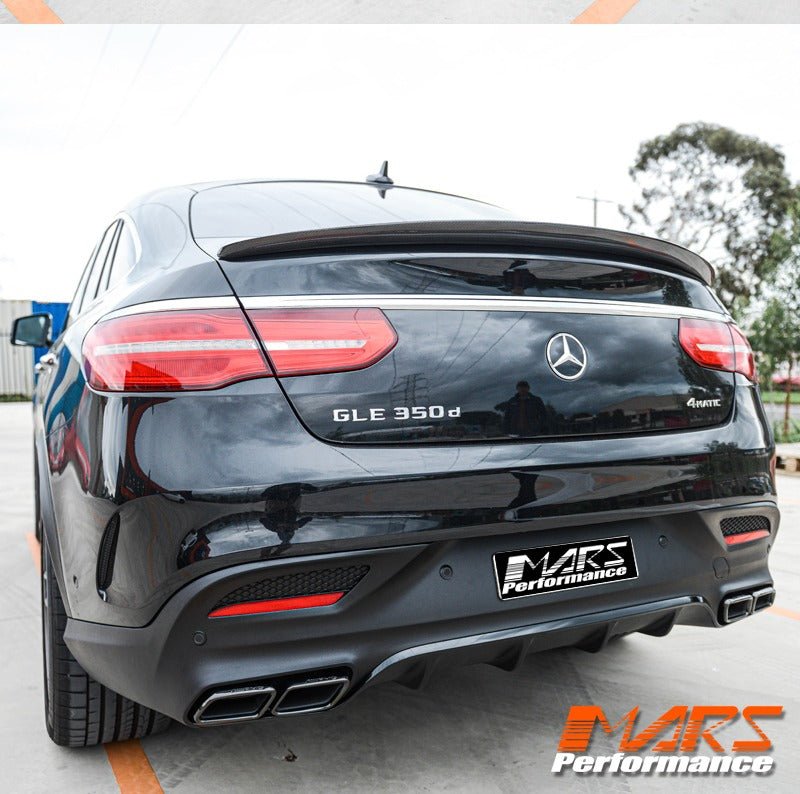 Carbon Fibre Rear Trunk Lip Spoiler Bodykit for Mercedes - Benz GLE Coupe W292 C292 & GLE63 GLE43 AMG 2015 - 2019 - Mars Performance