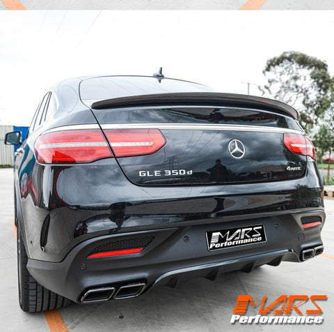 Carbon Fibre Rear Trunk Lip Spoiler Bodykit for Mercedes - Benz GLE Coupe W292 C292 & GLE63 GLE43 AMG 2015 - 2019 - Mars Performance