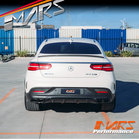 Carbon Fibre Rear Trunk Lip Spoiler Bodykit for Mercedes - Benz GLE Coupe W292 C292 & GLE63 GLE43 AMG 2015 - 2019 - Mars Performance