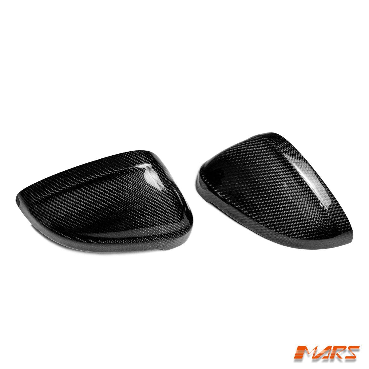 Carbon Fibre Replacement Mirror Cover caps Bodykit for AUDI A4 S4 RS4 B9 & A5 S5 RS5 F5 - Mars Performance