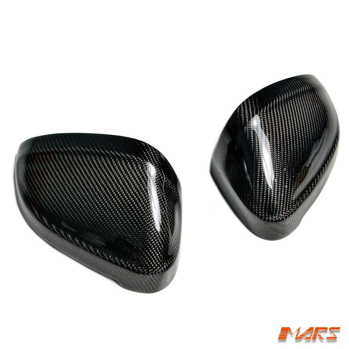 Carbon Fibre Replacement Mirror Cover caps Bodykit for AUDI A4 S4 RS4 B9 & A5 S5 RS5 F5 - Mars Performance