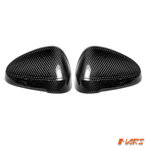 Carbon Fibre Replacement Mirror Cover caps Bodykit for AUDI A4 S4 RS4 B9 & A5 S5 RS5 F5 - Mars Performance
