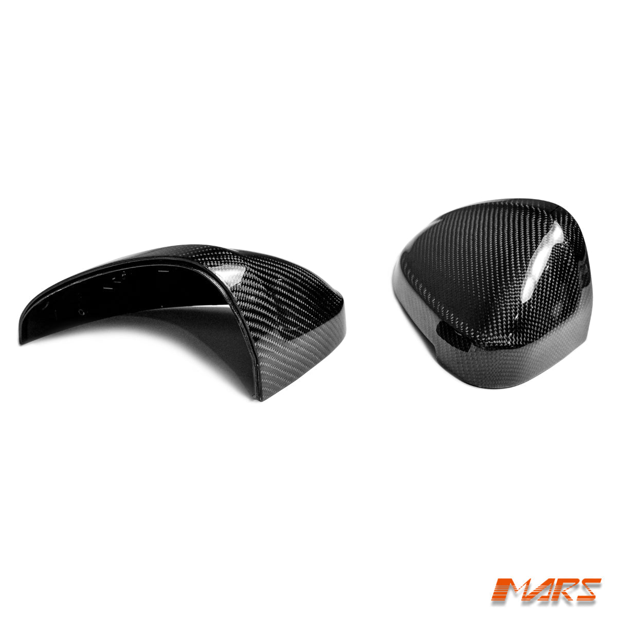Carbon Fibre Replacement Mirror Cover caps Bodykit for AUDI A4 S4 RS4 B9 & A5 S5 RS5 F5 - Mars Performance