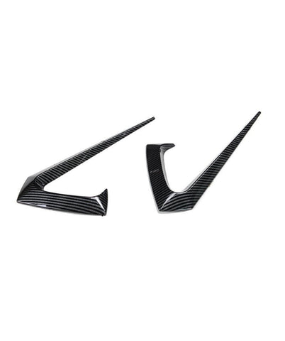 Carbon Print Aero DYNAMIC Bumper Splitters Lip Spoiler & Diffuser BodyKit for Tesla Model 3 2019 - 2023 - Mars Performance