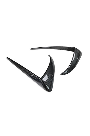 Carbon Print Aero DYNAMIC Bumper Splitters Lip Spoiler & Diffuser BodyKit for Tesla Model 3 2019 - 2023 - Mars Performance