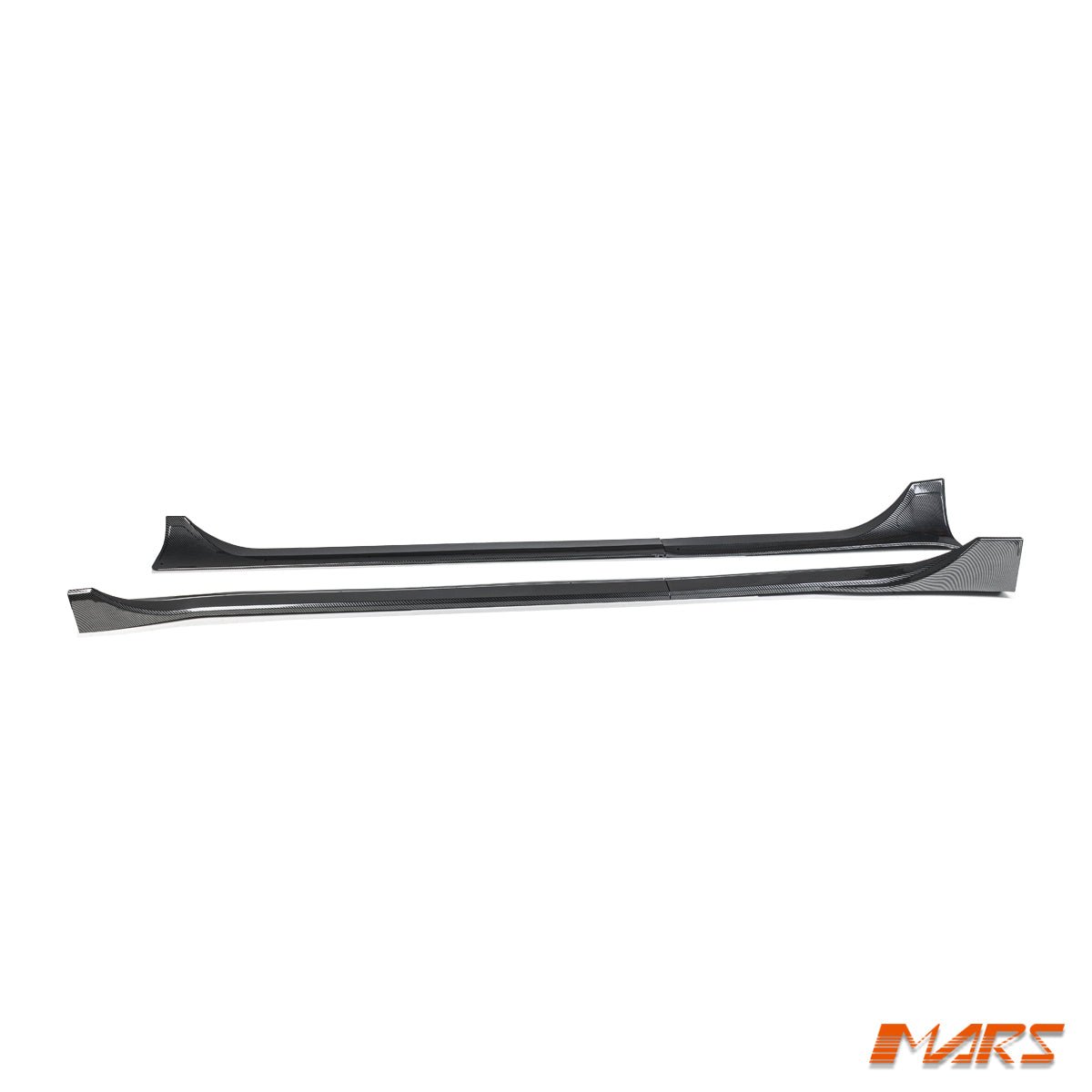 Carbon Print Aero DYNAMIC Lower Side Skirts Lip Spoiler BodyKit for Tesla Model Y 2022 - 2024 - Mars Performance