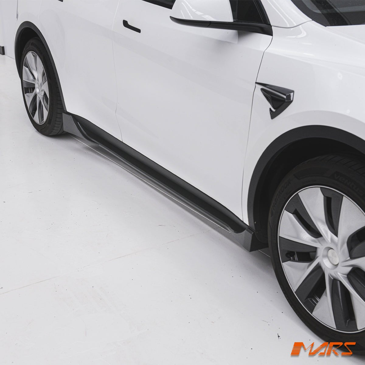 Carbon Print Aero DYNAMIC Side Fender Guard Camera Vent Blade Canard BodyKit for Tesla Model Y 2022 - 2024 - Mars Performance