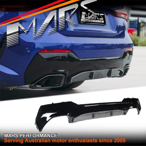 Carbon Print M440i Performance Style Rear Bumper bar diffuser Bodykit for BMW 4 Series G22 G23 M Sport 2020 - 2024 - Mars Performance