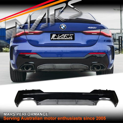 Carbon Print M440i Performance Style Rear Bumper bar diffuser Bodykit for BMW 4 Series G22 G23 M Sport 2020 - 2024 - Mars Performance