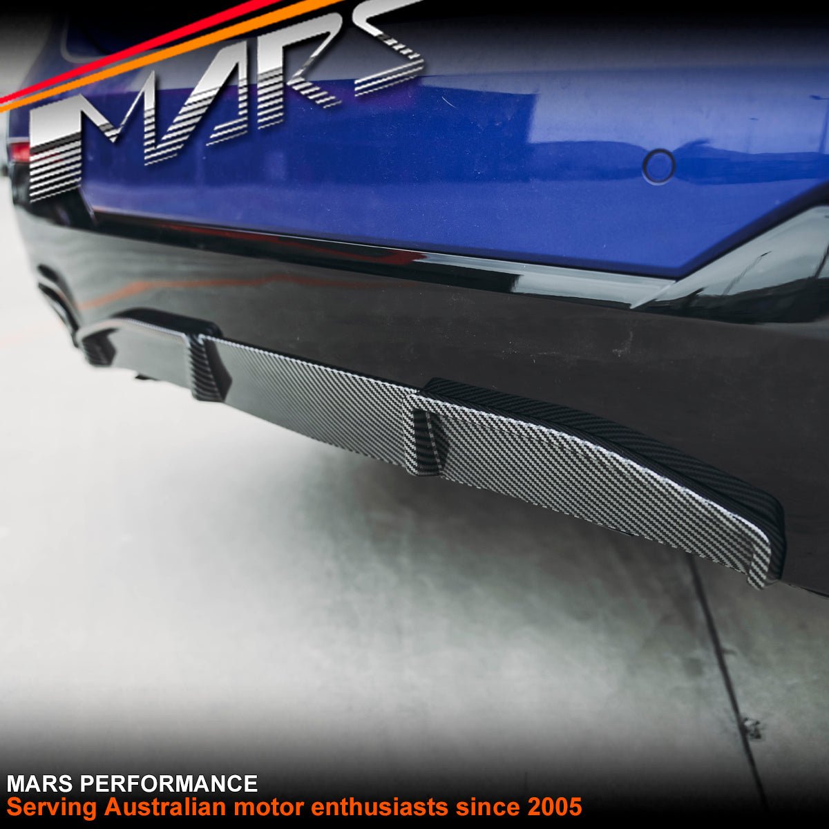 Carbon Print M440i Performance Style Rear Bumper bar diffuser Bodykit for BMW 4 Series G22 G23 M Sport 2020 - 2024 - Mars Performance