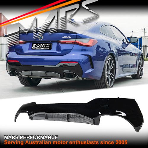 Carbon Print M440i Performance Style Rear Bumper bar diffuser Bodykit for BMW 4 Series G22 G23 M Sport 2020 - 2024 - Mars Performance