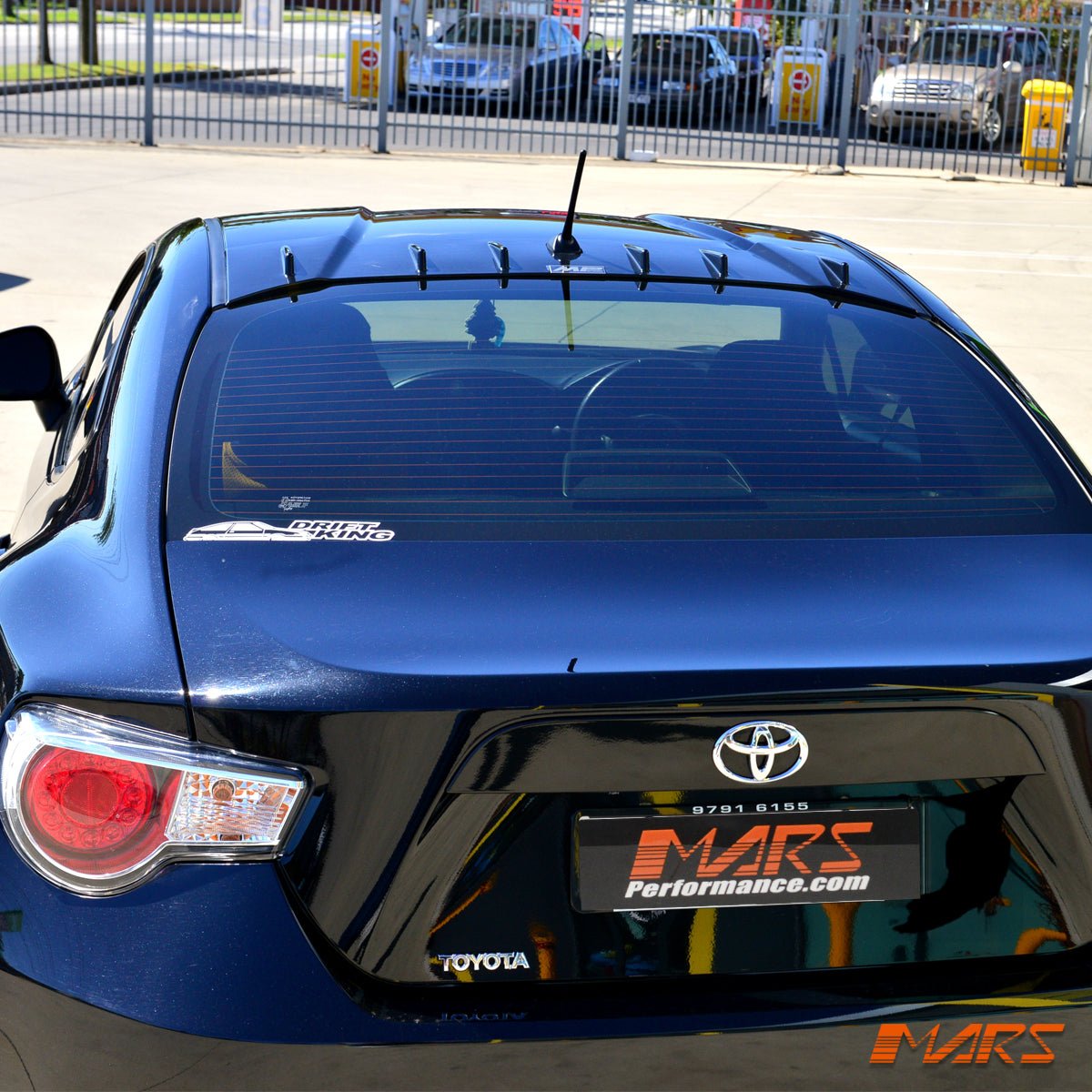 Charge Speed Style Gloss Black Rear Roof Spoiler for TOYOTA 86 ZN6 GT GTS & SUBARU BRZ ZC6 (Antenna Models) - Mars Performance