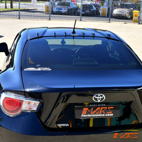 Charge Speed Style Gloss Black Rear Roof Spoiler for TOYOTA 86 ZN6 GT GTS & SUBARU BRZ ZC6 (Antenna Models) - Mars Performance