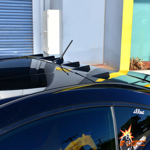 Charge Speed Style Gloss Black Rear Roof Spoiler for TOYOTA 86 ZN6 GT GTS & SUBARU BRZ ZC6 (Antenna Models) - Mars Performance