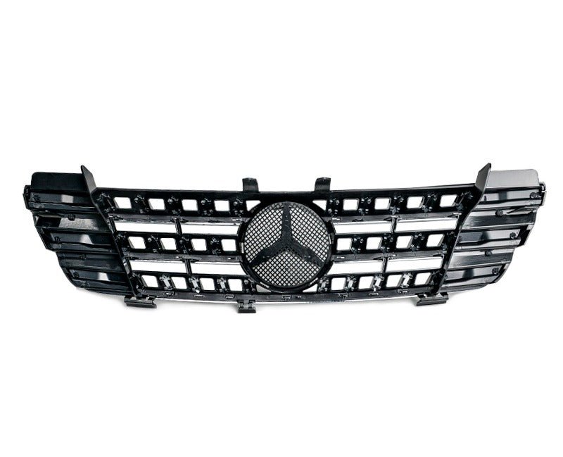 Chrome Black AMG ML63 Style Front Grille for Mercedes - Benz ML - Class W164 06 - 08 - Mars Performance