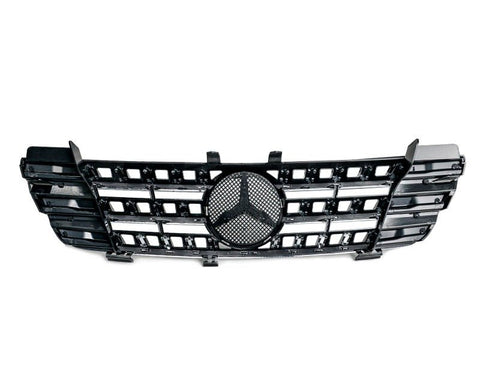 Chrome Black AMG ML63 Style Front Grille for Mercedes - Benz ML - Class W164 06 - 08 - Mars Performance