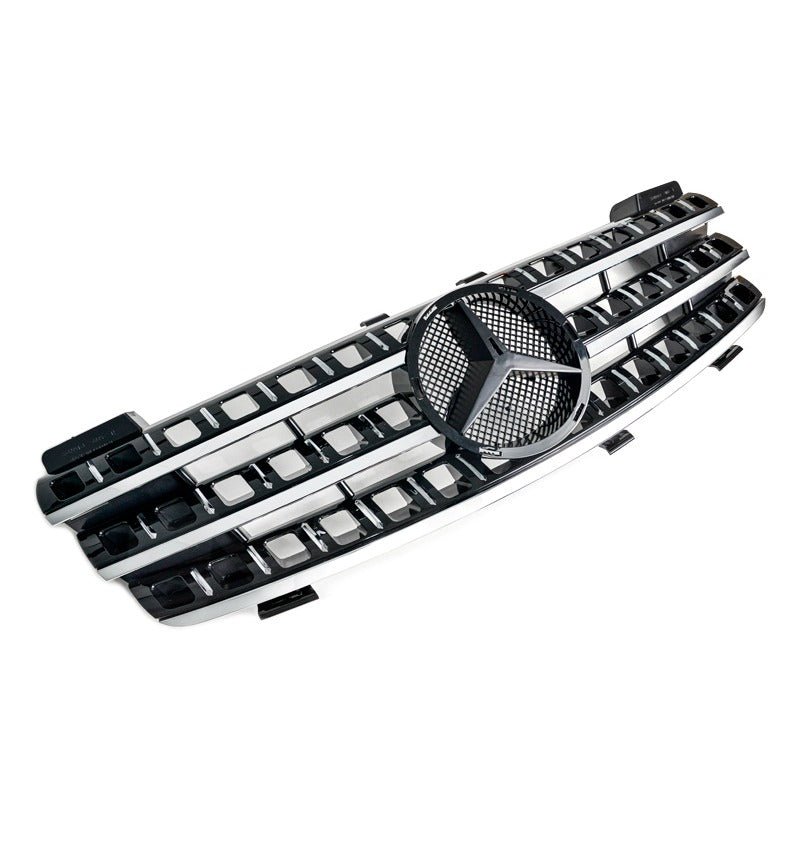 Chrome Black AMG ML63 Style Front Grille for Mercedes - Benz ML - Class W164 06 - 08 - Mars Performance