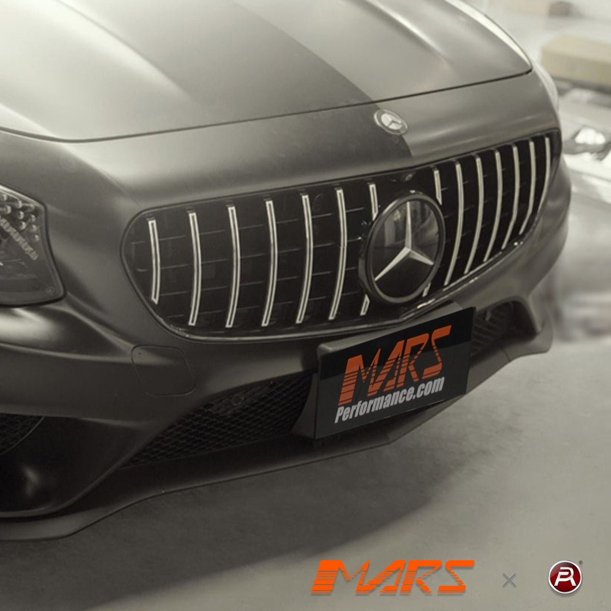 Chrome Black AMG S63 Panamericana Style Front Bumper Bar Grille Grill Bodykit for Mercedes - Benz S - Class Coupe W217 C217 2015 - 2021 - Mars Performance
