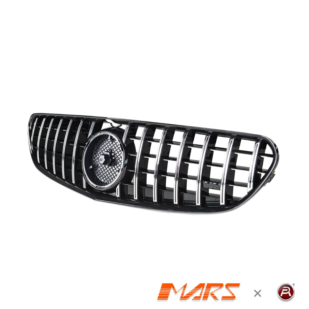Chrome Black AMG S63 Panamericana Style Front Bumper Bar Grille Grill Bodykit for Mercedes - Benz S - Class Coupe W217 C217 2015 - 2021 - Mars Performance