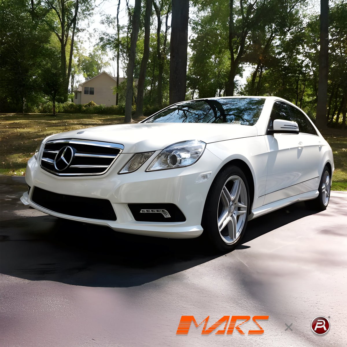 Chrome Black AMG Style Front Bumper Bar Grille Grill Bodykit for Mercedes - Benz E - Class W212 2009 - 2013 - Mars Performance