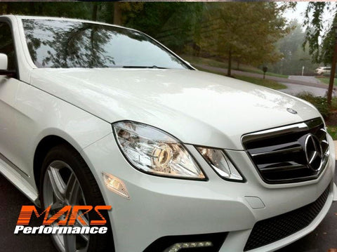 Chrome Black AMG Style Front Bumper Bar Grille Grill Bodykit for Mercedes - Benz E - Class W212 2009 - 2013 - Mars Performance