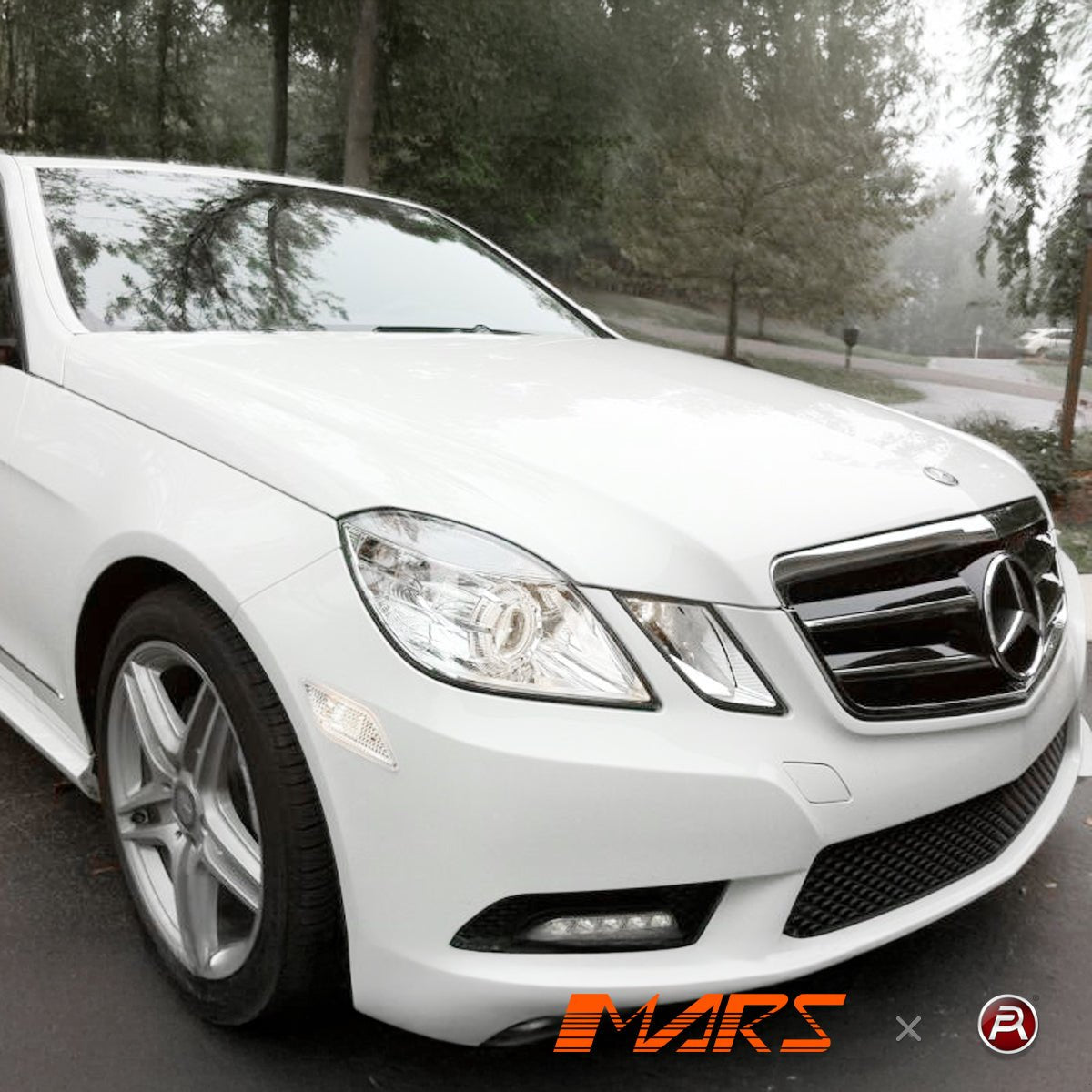 Chrome Black AMG Style Front Bumper Bar Grille Grill Bodykit for Mercedes - Benz E - Class W212 2009 - 2013 - Mars Performance