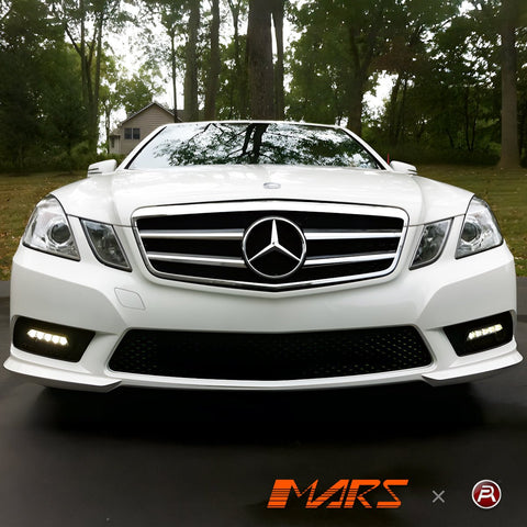 Chrome Black AMG Style Front Bumper Bar Grille Grill Bodykit for Mercedes - Benz E - Class W212 2009 - 2013 - Mars Performance