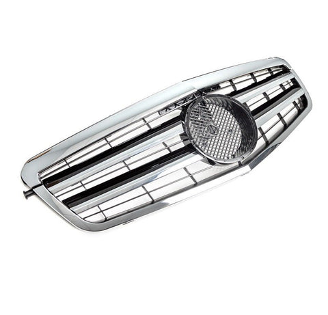 Chrome Black AMG Style Front Bumper Bar Grille Grill Bodykit for Mercedes - Benz E - Class W212 2009 - 2013 - Mars Performance