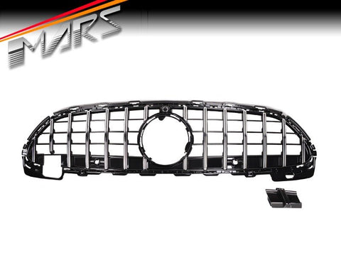 Chrome Black C63 GT Style Front Grille Grill Bodykit for Mercedes - Benz C - Class W206 with AMG Sport Bumper Bar 2022 - 25 - Mars Performance