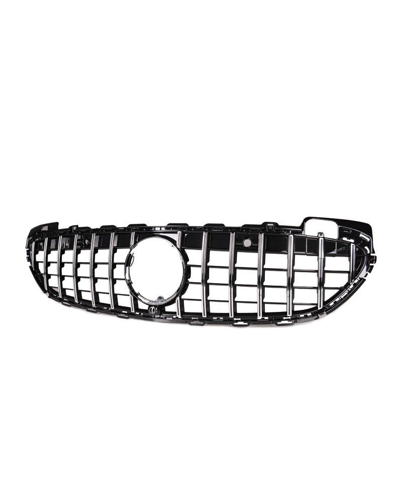 Chrome Black C63 GT Style Front Grille Grill Bodykit for Mercedes - Benz C - Class W206 with AMG Sport Bumper Bar 2022 - 25 - Mars Performance