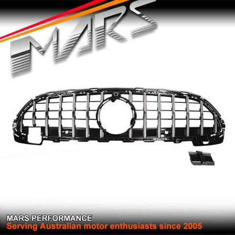Chrome Black C63 GT Style Front Grille Grill Bodykit for Mercedes - Benz C - Class W206 with AMG Sport Bumper Bar 2022 - 25 - Mars Performance