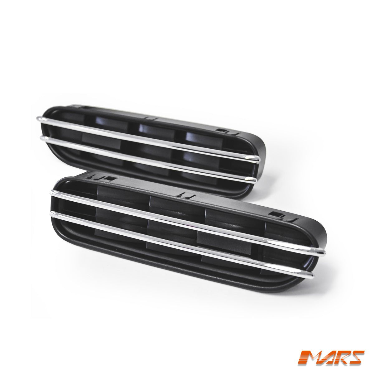 Chrome Black Side Fender Guard Air Vent Trim for BMW E60 M5 2004 - 2010 - Mars Performance