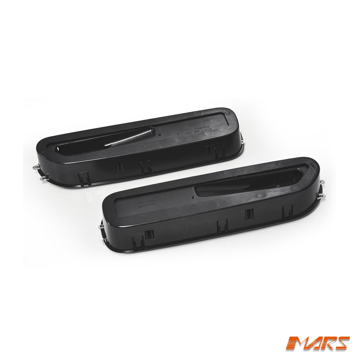 Chrome Black Side Fender Guard Air Vent Trim for BMW E60 M5 2004 - 2010 - Mars Performance